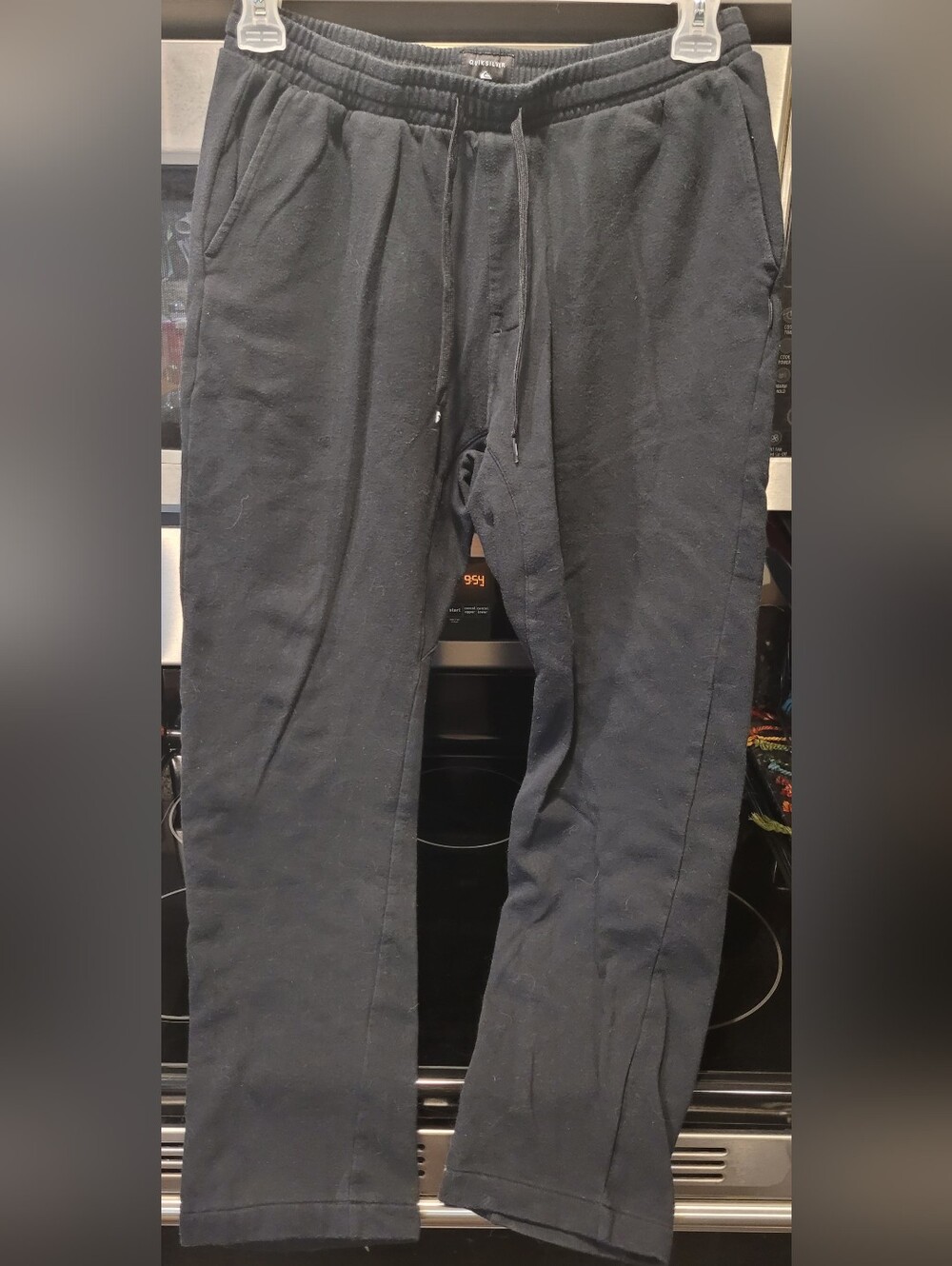 Quiksilver Men's Black Drawstring Sweatpants